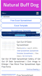 Mobile Screenshot of naturalbuffdog.com